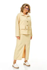 Garnitur Anastasia #1384 slivochnyj