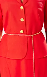 Костюм Ava fashion М-214 красный