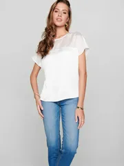 Bluzka Conte Elegant #19S-938TSP off-white 170