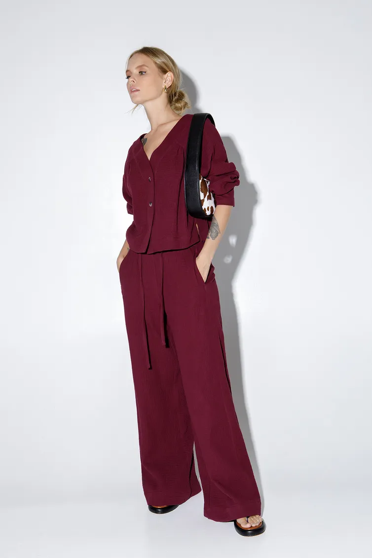 Garnitur Pirs #5158 marsala