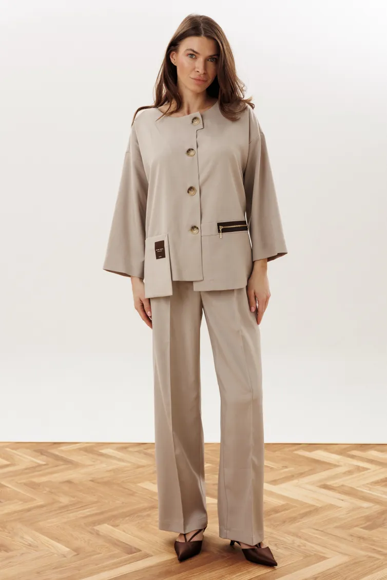 Garnitury damskie Verita moda #N-2440 bezhevyj