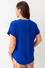 Blouse TOOK A LOOK & Angelika #TB-97v elektrik