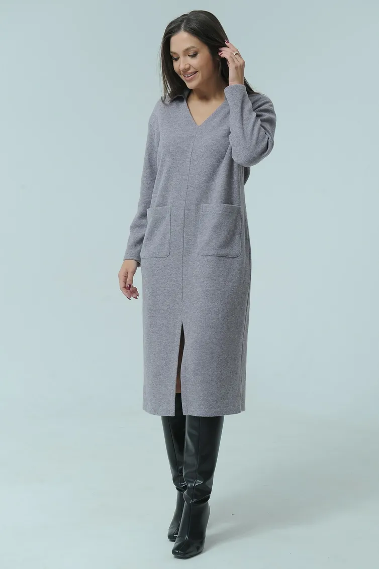 Dress Ma Cherie #4033 sero-fioletovyj