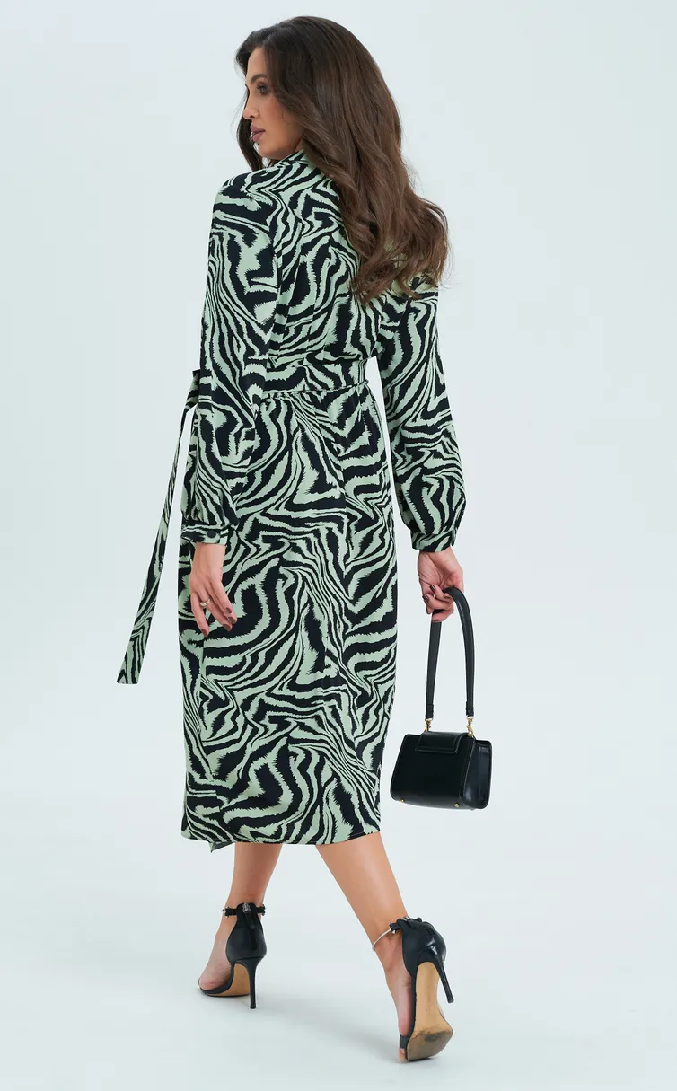 Sukienka Verita moda #N-2317 zebra