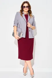Garnitur Karina Delux #M-1382 sizyj