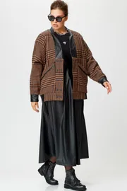 Кардиган SOVA арт. 11187 коричневый