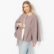 Жакет CHARUTTI арт. Яркий эффект (вереск, с поясом)