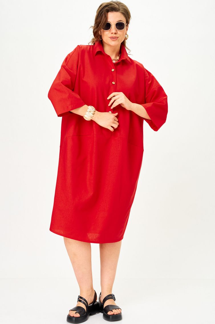 Платье SOVA арт. 11329 красный