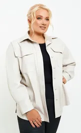 Żakiet Ketty K-01530 molochnyj