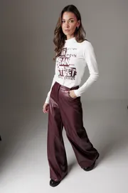 Spodnie Lyushe #4510 bordo