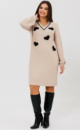 Sukienka Ma Cherie 4098 bezhevyj