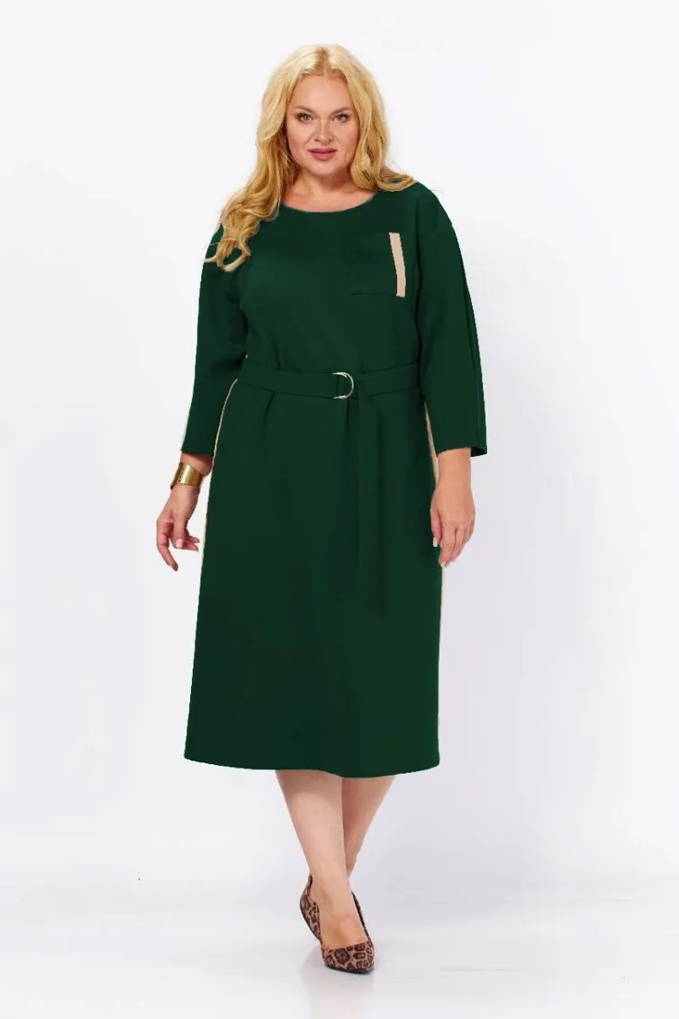 Dress Milora #1498 izumrud