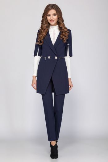 1054-1 т.син с бел