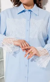 Bluzka Anastasia MAK 1352 goluboj