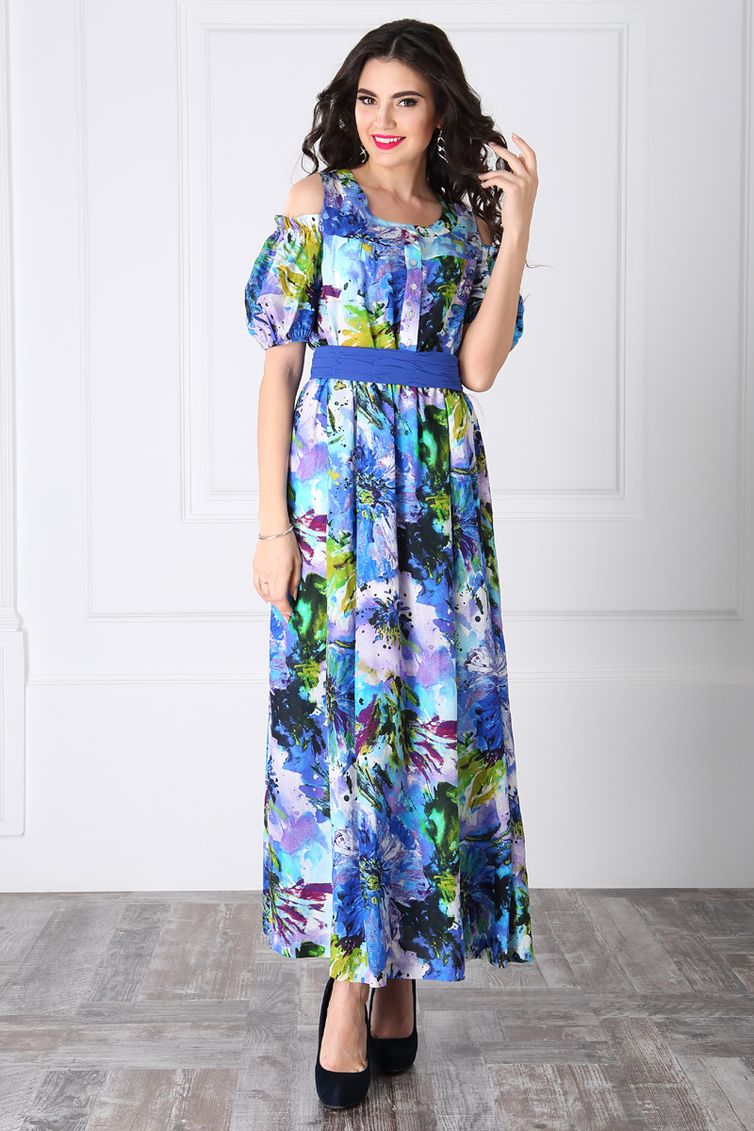 Dress LaKona #1955 sin/sirenevyj