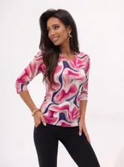 Blouse nika.pl #010135 Aga-1 krasno-sin