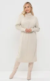 Sukienka Newvay 9242-92037 kokosovoe mol