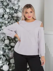 Bluzka NOVITA #1434 svetlo-lilovyj
