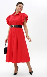 Dress ALANI 2445 krasnyj