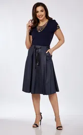 Skirt Klever 0225 sinij