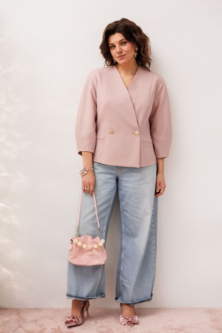 Жакет Anelli Laurel арт. 1842 розовая зарянка