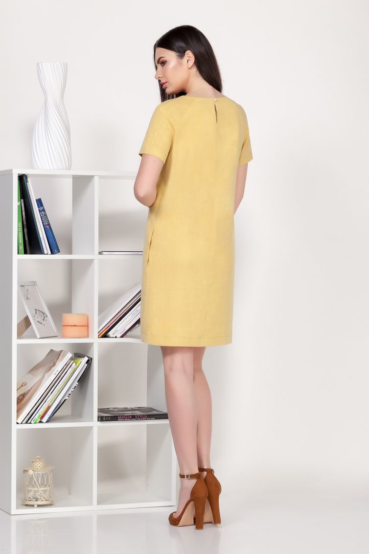 Dress Ivelta plus #1690 zheltyj
