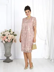 Dress Ninele #7474 temnaya pudr