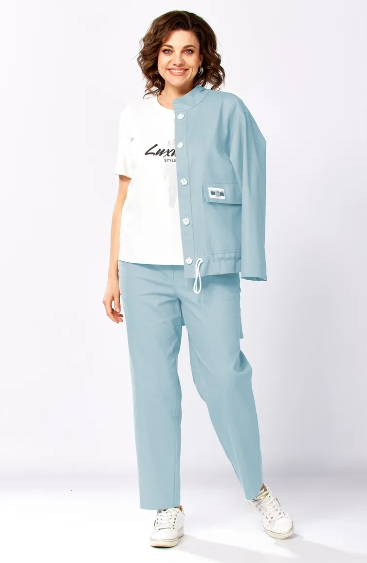 Suit Milora #1444 biryuza