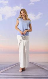 Джемпер Barbara Geratti С4879BG голубой/зелёный