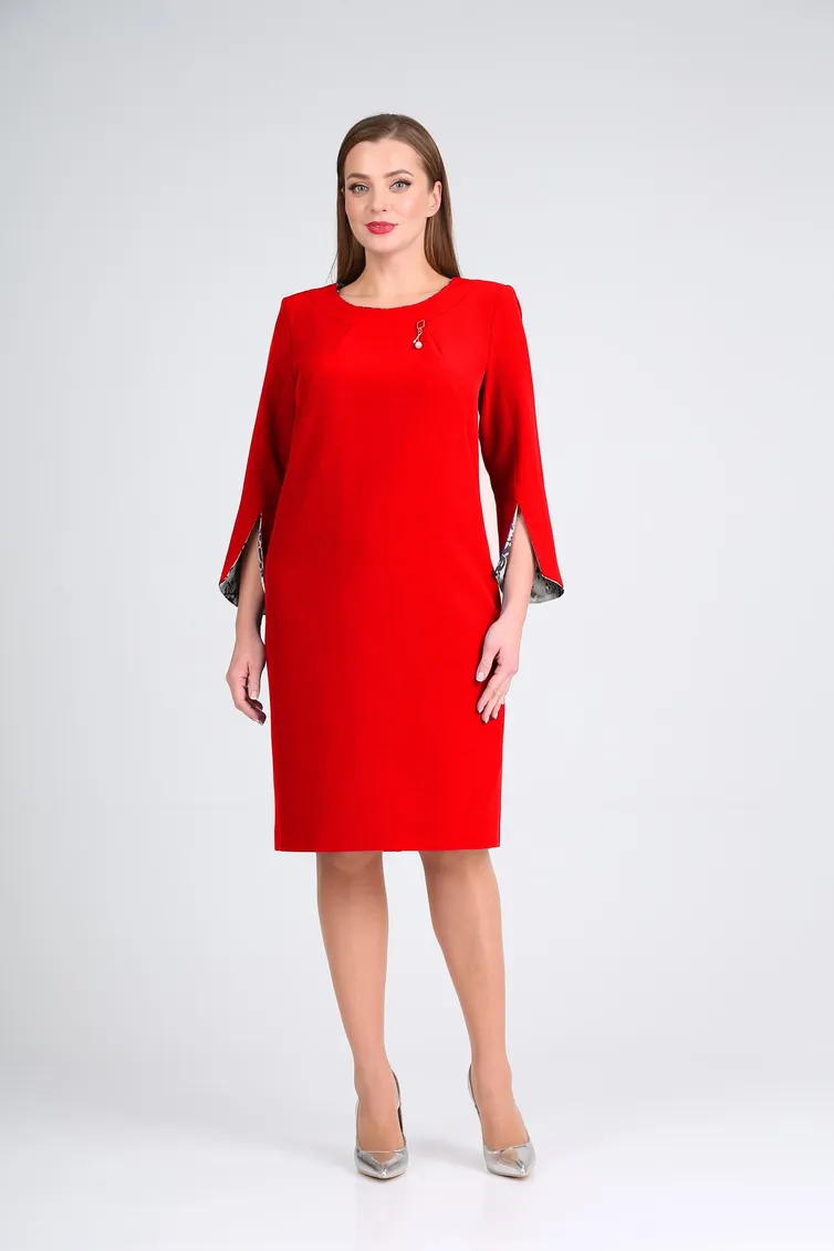 Sukienka Vilena-fashion #763 krasnyj