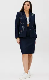 Skirt Ma Cherie 2085 temno-sinij