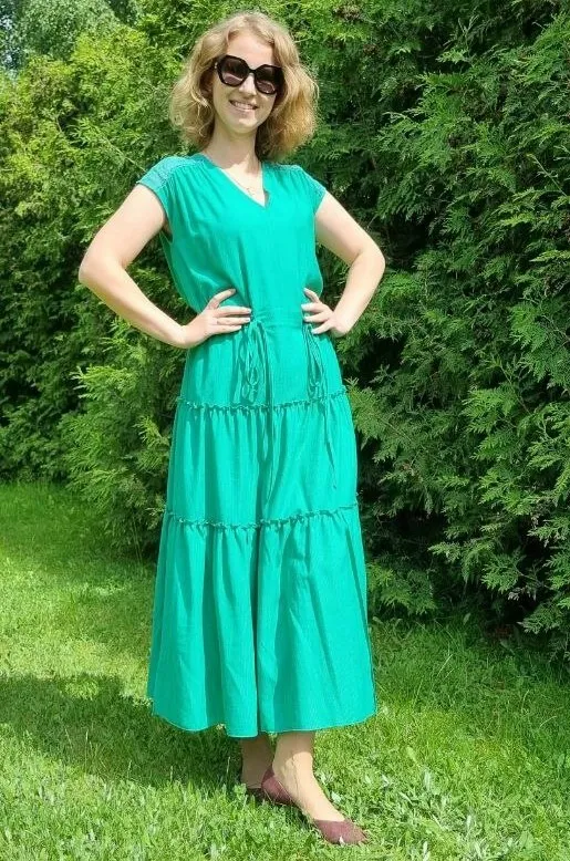 Dress Fantazia Mod #4542 zelenyj