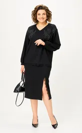 Garnitur Vilena-fashion 1169 chernyj