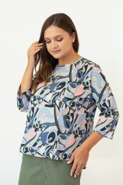 Блуза TOOK A LOOK & Angelika арт. ТБ-300 абстракция