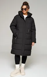 Coat Beautiful & Free 6290 chyornyj