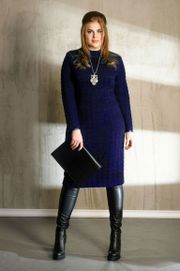 Sukienka Anna Majewska #M-958 sinij