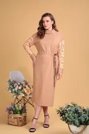 Sukienka SandyNA #130116 oxra