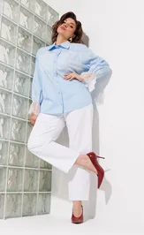 Bluzka Anastasia MAK 1352 goluboj