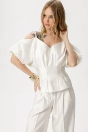 Blouse Pirs #6418 molochnyj