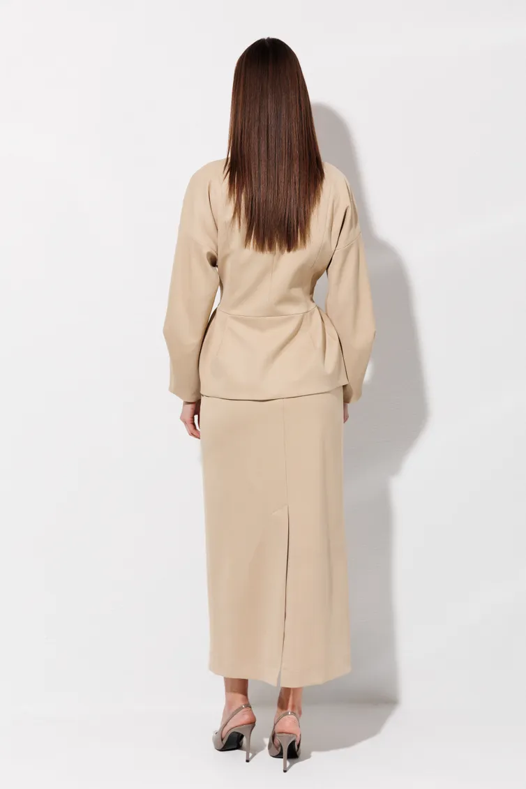 Юбка V&N fashion арт. 1112_бежевый