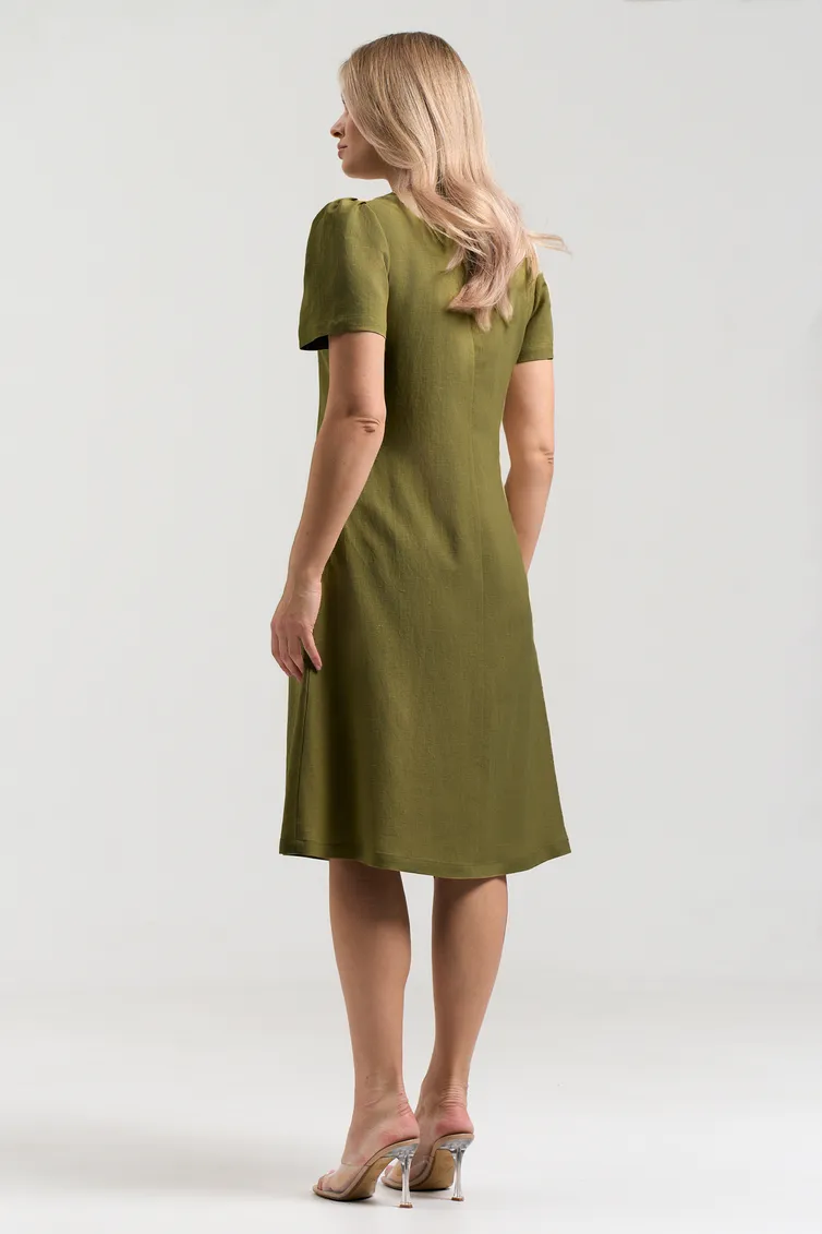 Sukienka Alta Moda #1033-3 xaki