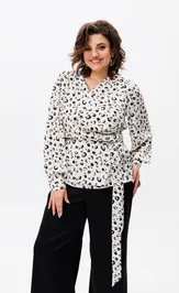 Bluzka Anelli Laurel 1423 belyj