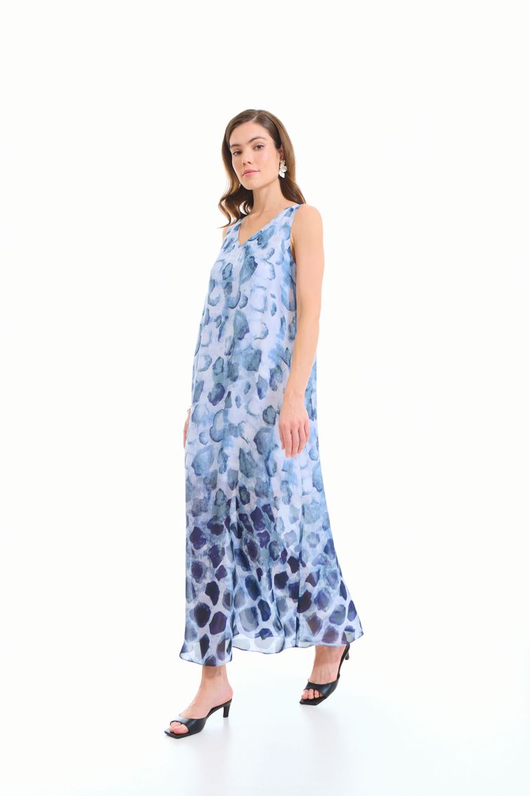 Dress Elema #5K-2346 sinij print 164