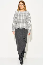 Żakiet LAIKONY #L-474-1 belyj melanzh