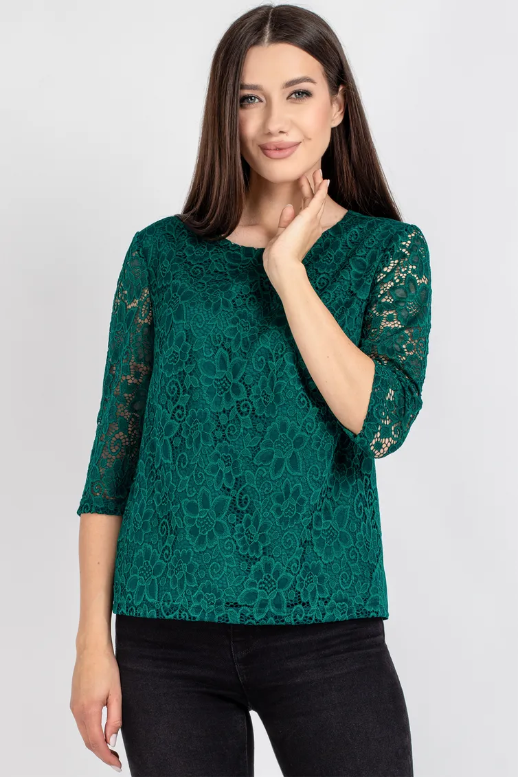 Blouse VIZAVI #704 izumrud