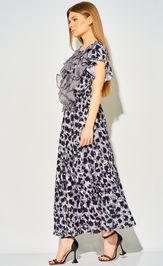 Dress LAIKONY L-364 ottenki serogo