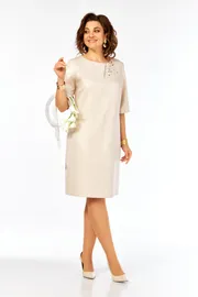 Sukienka Olga Style #S980 svetlo-bezh