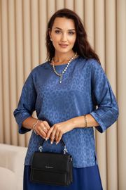Bluzka TOOK A LOOK & Angelika #MD-249-1 indigo