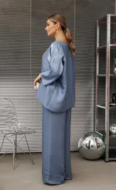 Костюм Anastasia 1228.1 голубой жемчуг
