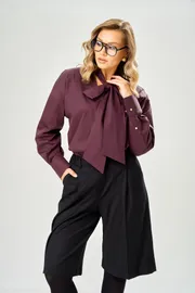 Trousers, overalls, shorts Ava fashion #M-236 chernyj